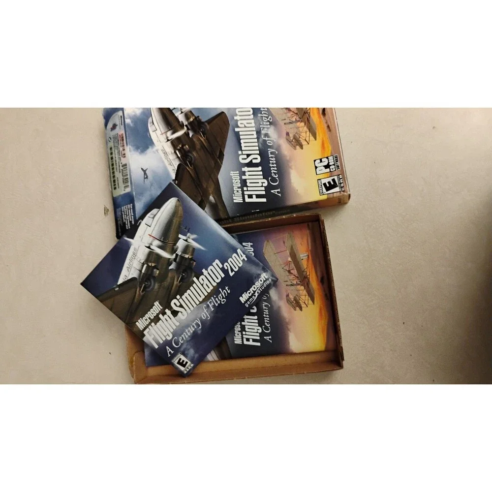 Microsoft Flight Simulator 2004 A Century of Flight PC CD-ROM Game